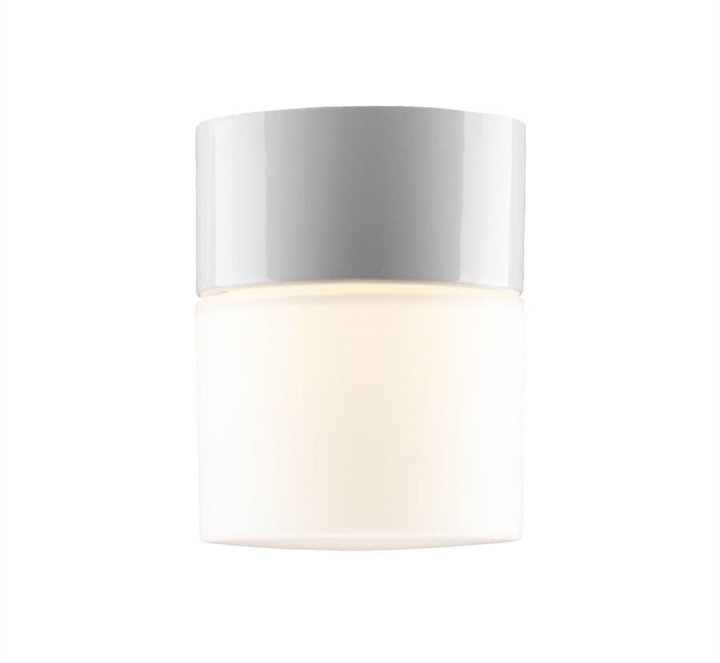 Opus 100/125 Sauna loftlampe / væglampe, hvid